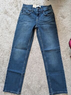 Levi’s 514 Straight Jeans Boys Size 12 Reg 26x27 Dark Wash NEW